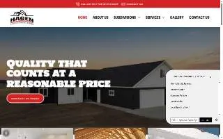 Hagen Construction LLC website