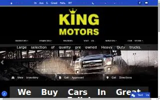 King Motors website