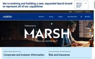 Marsh McLennan Agency of Bozeman website