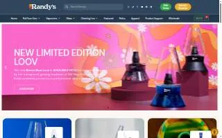 Randys Glass Repair website