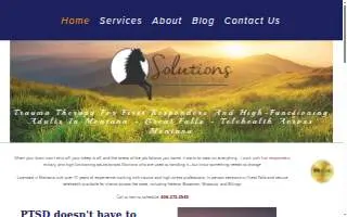 Solutions Counseling of Great Falls website