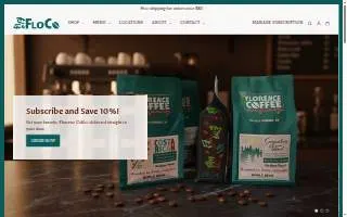 Florence Coffee Company website