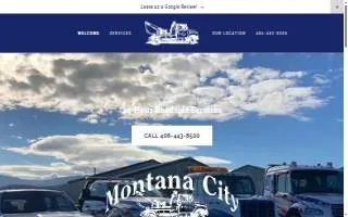 Montana City Towing website
