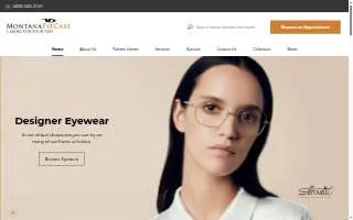 Montana Eyecare website