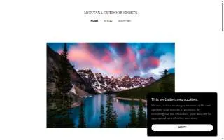 Montana Outdoor Sports website