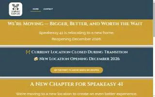 Speakeasy Forty One website