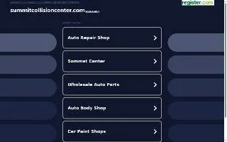 Summit Collision Center of Helena website
