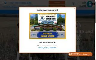 Ashley Creek Animal Clinic website