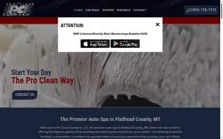 Clean Car Wash of Kalispell website