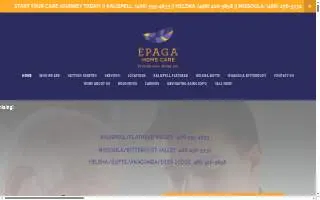 EPAGA Home Care of Kalispell website
