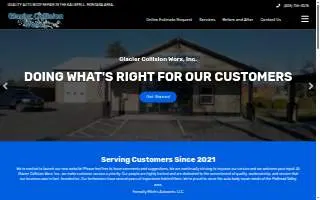 Glacier Collision Worx Inc. website