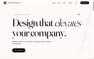 Highline Design Company LLC. website