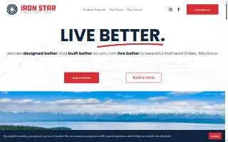 Iron Star Construction website