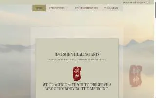 Jing Shen Healing Arts website