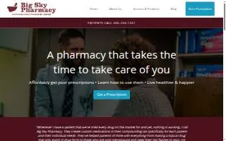 Big Sky Pharmacy website