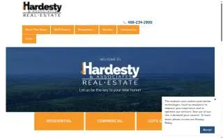 Hardesty & Associates Real Estate website
