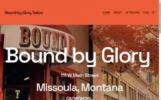 Bound By Glory Tattoo website