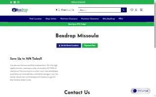 Boxdrop Missoula website