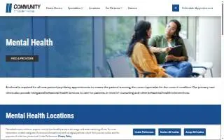 Community Physician Group - Psychiatry website