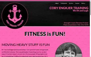 Cory Engkjer Training website