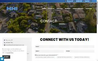 Hews Home Inspections website