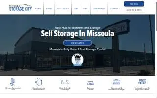 Missoula Storage City website