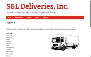 S&L Deliveries, Inc website