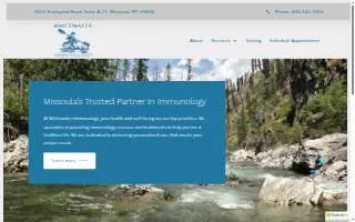 Whitewater Immunology website