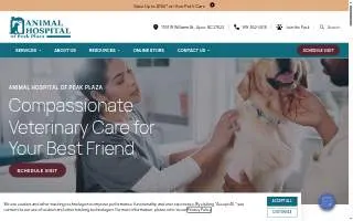 Animal Hospital of Peak Plaza website