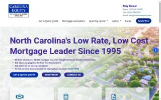 Carolina Equity Services, Inc. website