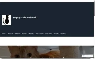Happy Cats Retreat website