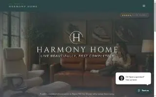 Harmony Home website