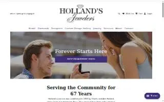 Holland's Jewelers of Apex website