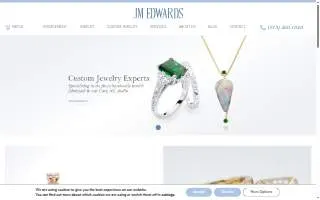 JM Edwards Jewelry of Apex website
