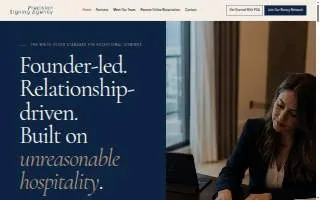 Precision Signing Agency website