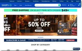 Sears Appliance Repair of Apex website