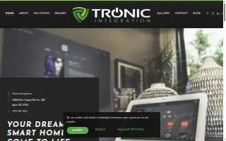Tronic Integration LLC website