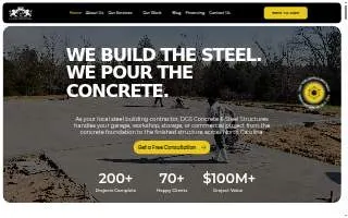 DGS Concrete & Steel Structures website