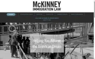 McKinney Immigration Law of Archdale website