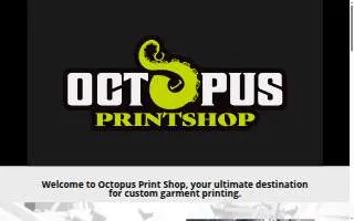 Octopus Print Shop LLC- High Point website