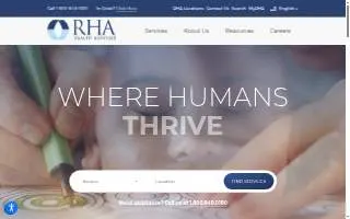RHA Health Services - High Point Behavioral Health website