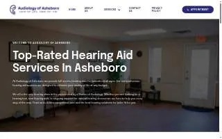 Audiology of Asheboro website