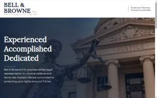 Bell & Browne, P.A. website