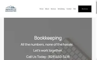 Asheville Bookkeeping website