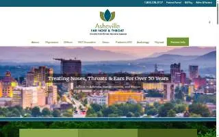 Asheville Ear Nose & Throat website