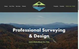 Cole Surveying & Design, PA website
