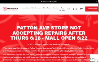 Emergency Tech Repair website