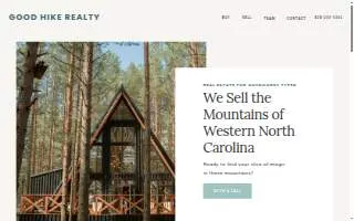 Good Hike Realty website