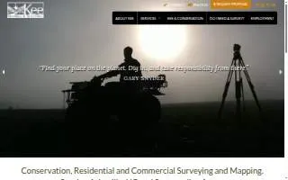 Kee Mapping & Surveying website