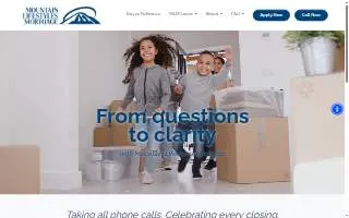 Mountain Lifestyles Mortgage website